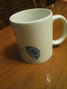 Tazza serigrafata bianca Foto prodotto